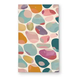 MWW C1ROAR35MN2KHX 3 x 5 ft. Dots & Bops - White Outdoor Rectangle Area Rug for Home Decor