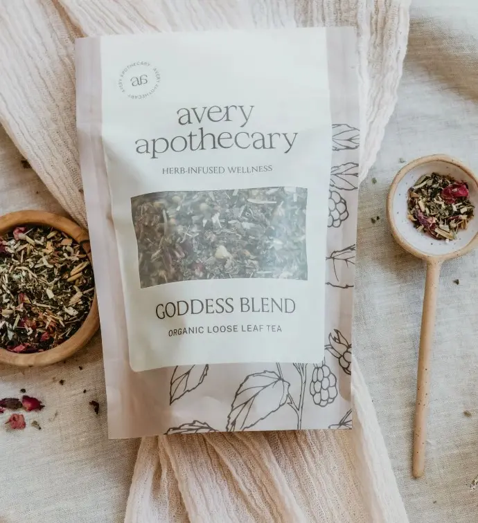 Goddess Tea Blend | Organic Loose Leaf Herbal Tea Blend for Women