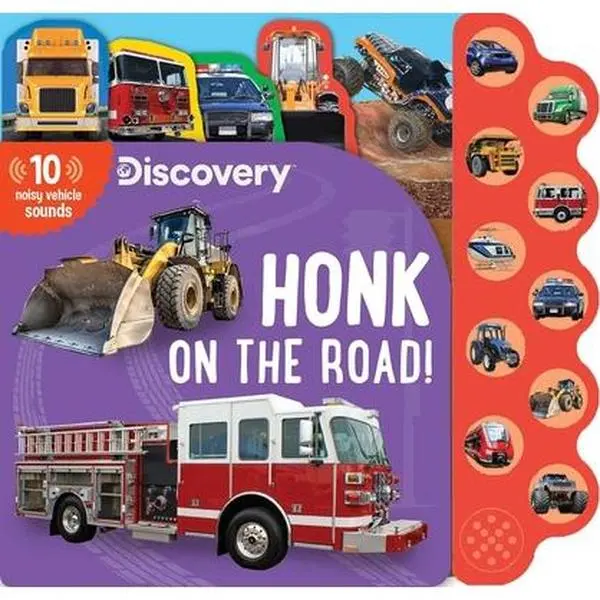 Discovery: Honk on the Road! - Thea Feldman, Toddler Busy English Language Learning Book, Preschool Board Book, Toddler Busy Book, Learning Books