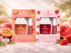 Pammi Hand Sanitizer & Lip Kit
