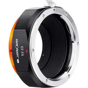 K&F Concept Lens Mount Adapter for EOS EF/EFS Lens to FujiFX Mount X-Pro1 X Camera X-Series Mirrorless Cameras with Matting Varnish Design