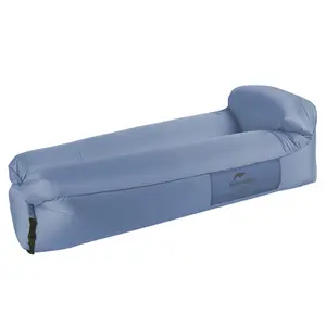 Naturehike Inflatable Recliner Chair, Waterproof Inflatable Sofa with Portable Backpack, Inflatable Bed for Travel, Camping, Pool (Blue)