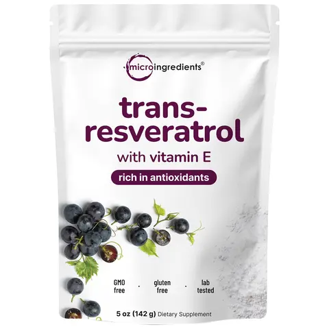 Micro Ingredients Trans-Resveratrol with Vitamin E Powder
