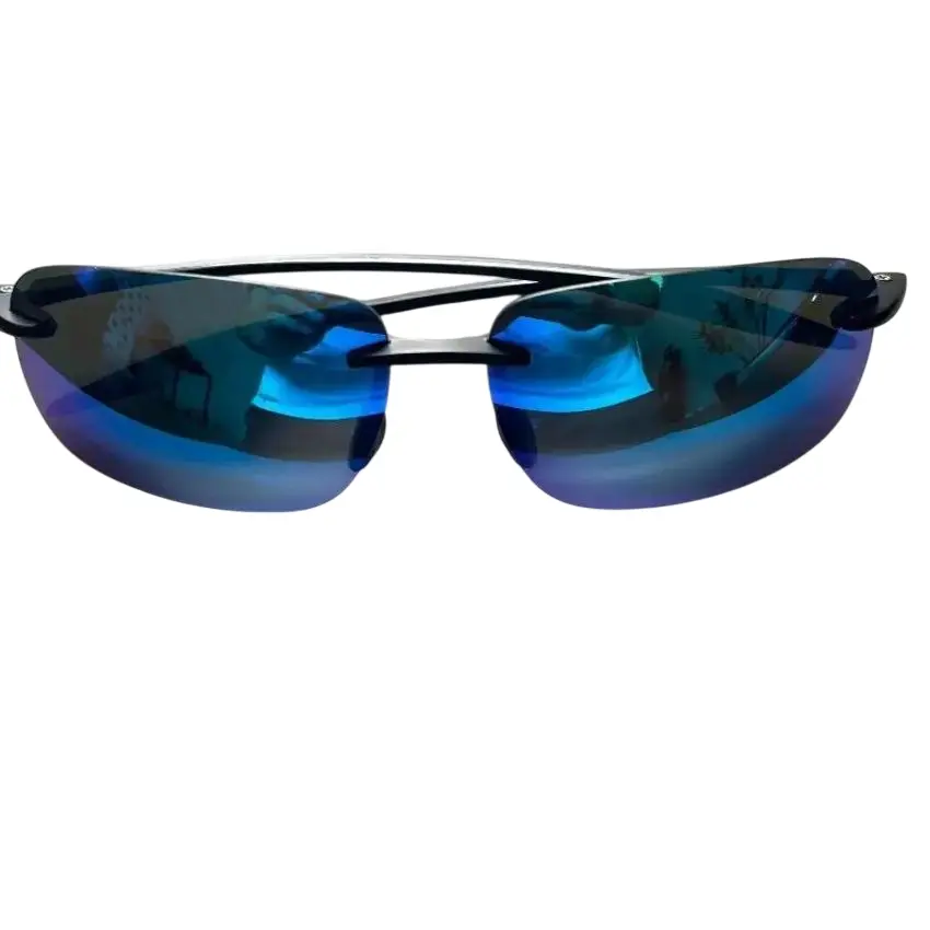 Unisex Lightweight Polarized Sports Sunglasses, TR90 Rimless Frame Durable Eyewear, Flexible Comfortable Stylish Shades Suitable for Outdoor Running, Fishing, Baseball, Driving And Daily Casual Outdoor Activities,summervibes red night vision goggles