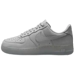 Nike Air Force 1 '07 Low WB 'Triple Wolf Grey' Men's Classic Low-Top Sneakers with Laces Round Toe All Seasons Comfort