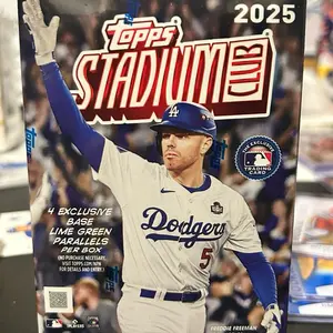 Topps 2025 Stadium Club Trading Cards - 4 Exclusive Lime Green Parallels per Box - MLB Collectible Sports Trading Cards
