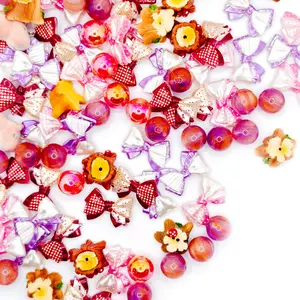 L1274]Capybara Forest DIY Beads DIY Charms Set LL