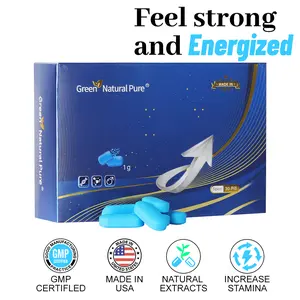 Green Natural Pure Natural Herbal Complex Supplement / 1g — Contains 9 Botanical Ingredients — 30 Capsules-3