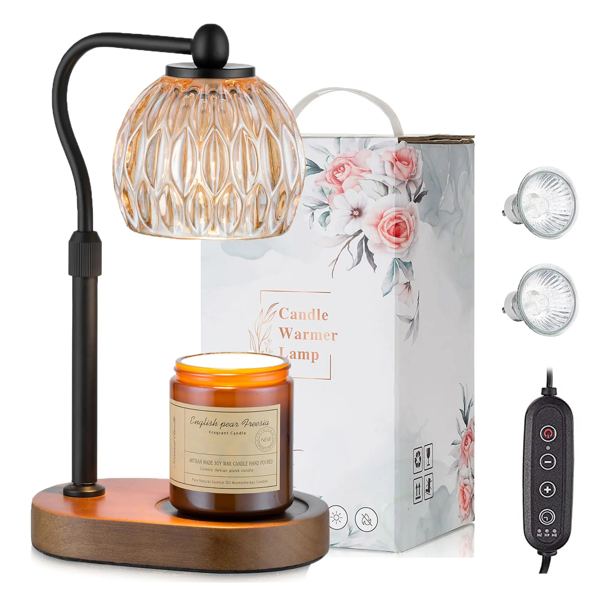 Black Round - Candle Not Included