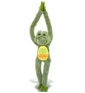 DOLLIBU Plush Easter Egg Stuffed Toy - Polyester, Super Soft, Long-Armed Alligator Design, Spring Theme