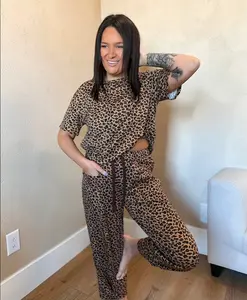 Brown Safari Pant Set