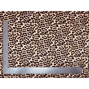 DTY Double Sided Brushed Knit Animal Print Knit Fabric