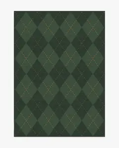 Oliver Argyle Forest Green Flatwoven Rug
