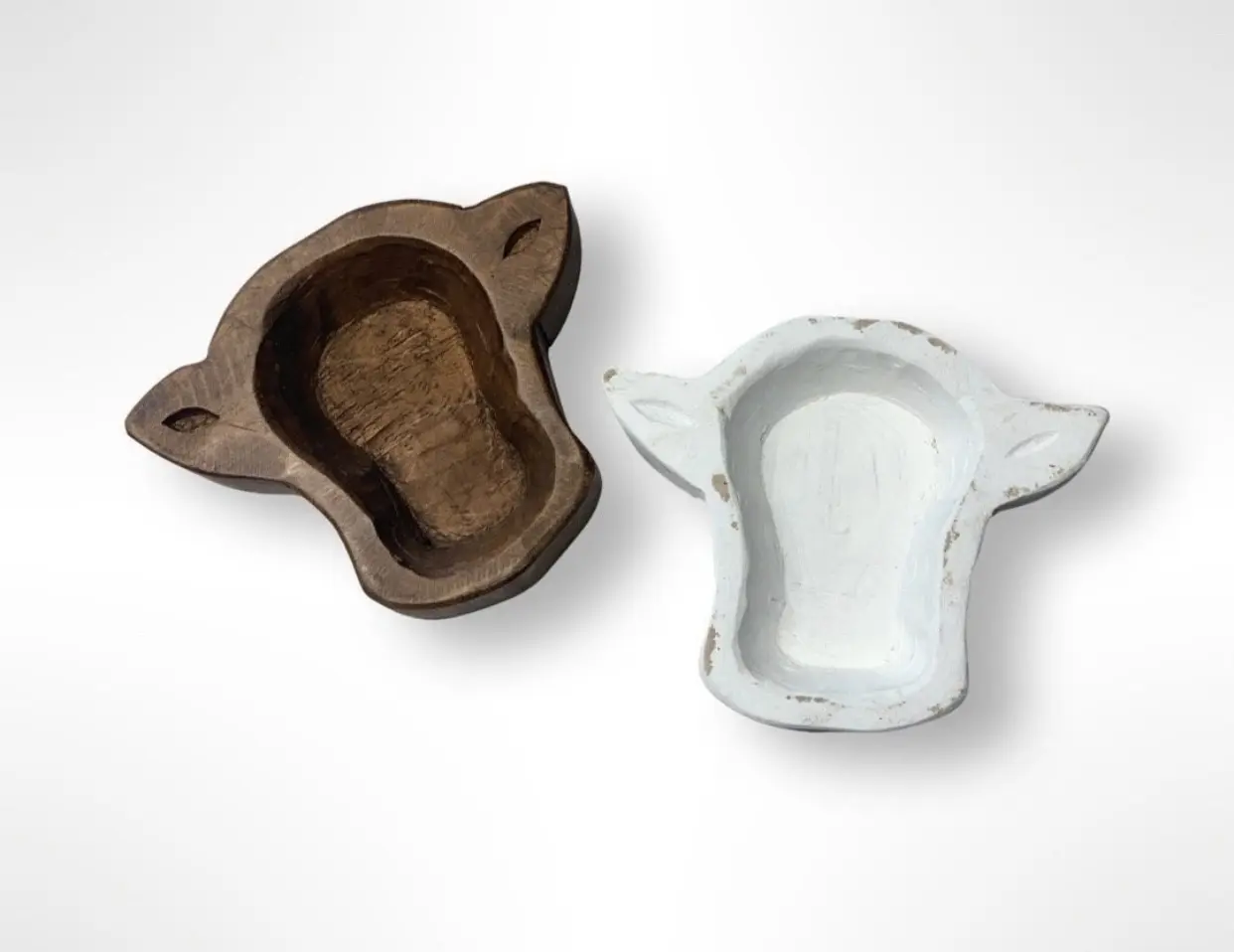 Mini Cow Dough Bowl. Western Decor. BOWLS BY KIM. NEW MINI Cow Wood Dough Bowl Rustic Farmhouse Unique Gift. Cattle Livestock Gift. Western Decor. Cow Gift. Catch All. Keys Holder