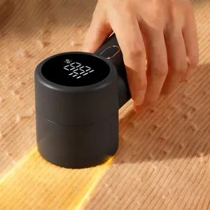 Rechargeable Fabric Shaver with LED Display 3-Speed Electric Lint Remover 6-Blade Sweater Defuzzer for Clothes Couch & Blankets Portable Safe Design