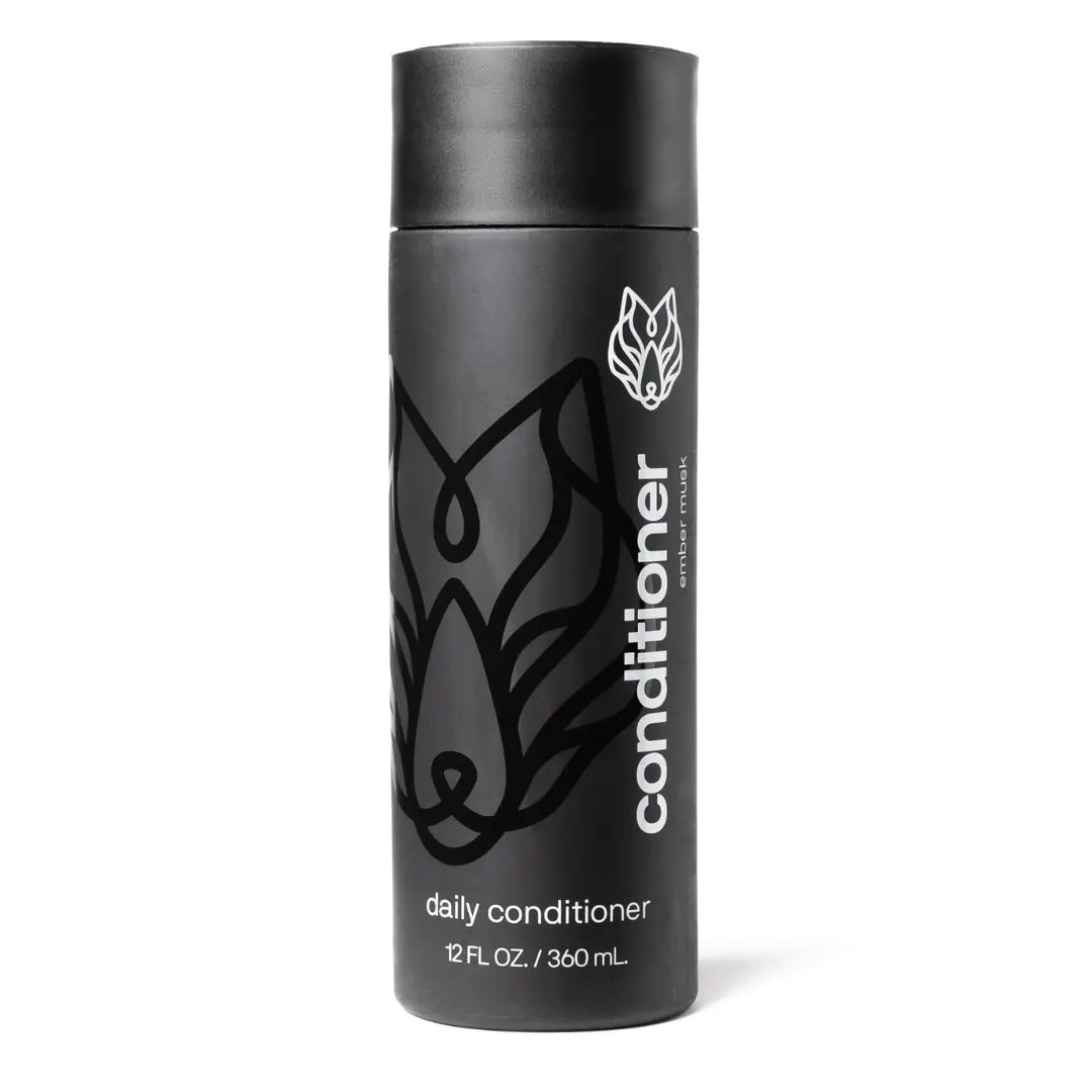 Black Wolf Daily Hydrating Conditioner - Jojoba oil, Coconut Oil,  Silky Conditioner, Paraben Free, Ember Scented, Smoothen & Detangle