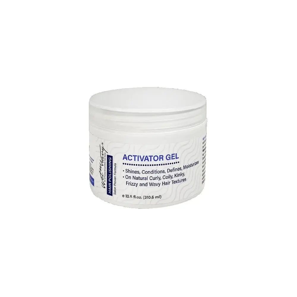 Wet n Wavy Activator Gel Shines Conditions Defines and Moisturizes 10.5 oz