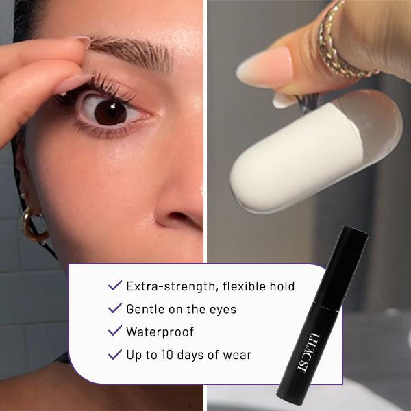 Lilac St. DIY Lash Extensions Eternal Cluster Lash Kit  – Originals, Midnight & Prism Styles – 30 Individual Natural Lash Clusters, Bond & Seal Applicator, for At-Home Longwear Lash Extensions Eyelashes Makeup