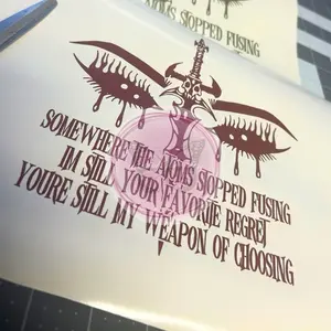 ST Decal Bloodsport Version, Truck Decal, Car Decal