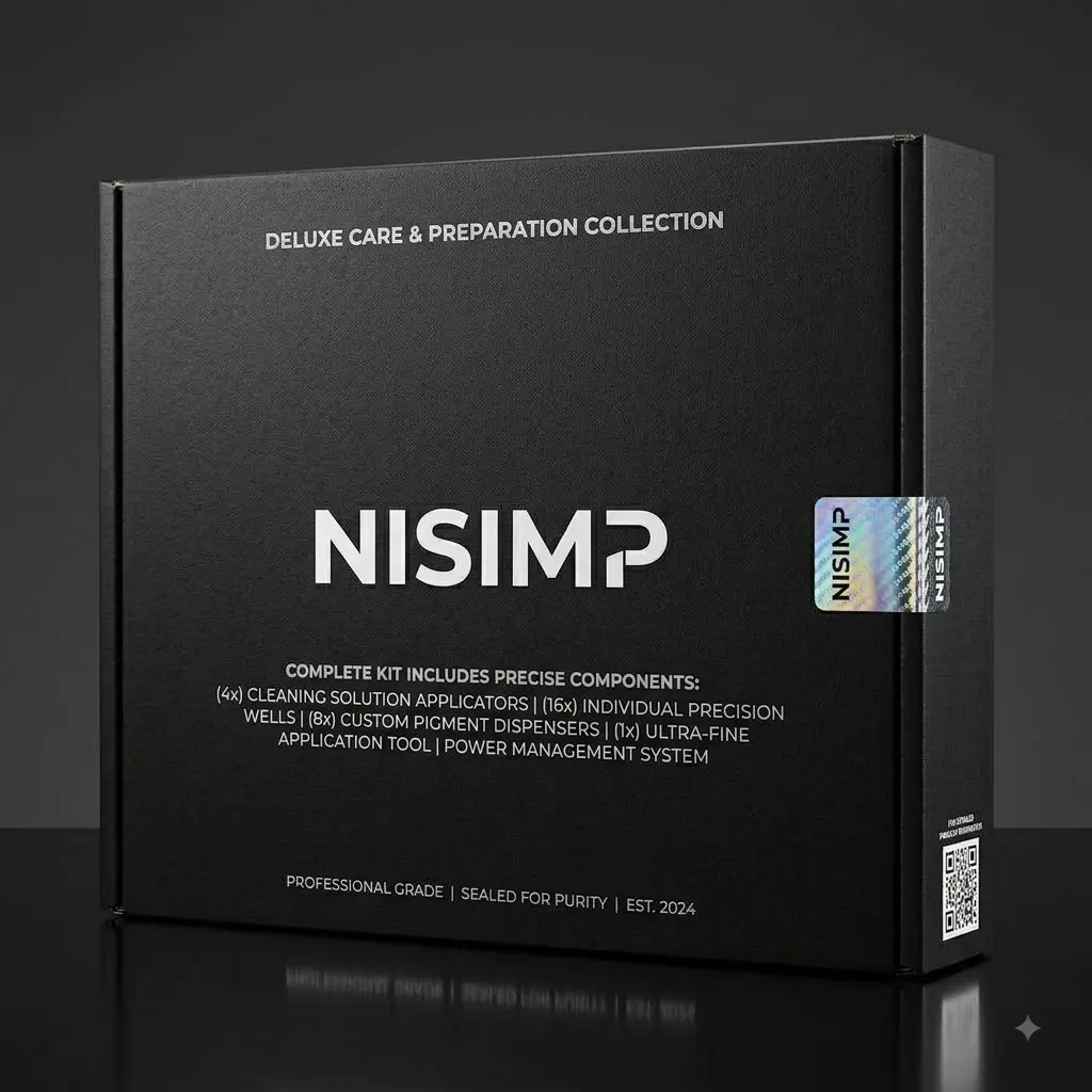 NISIMP Portable Beauty Art Tool Kit with Rechargeable Digital Display – Complete Creative Practice Set with Accessories, Beginner-Friendly DIY Skill Learning Kit