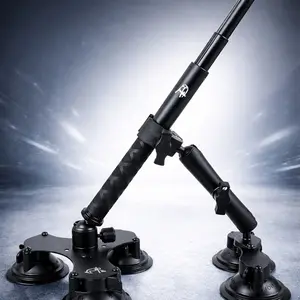 TucanMounts 360° Action Camera Car Mount – 5-Point Suction, High-Speed Stable