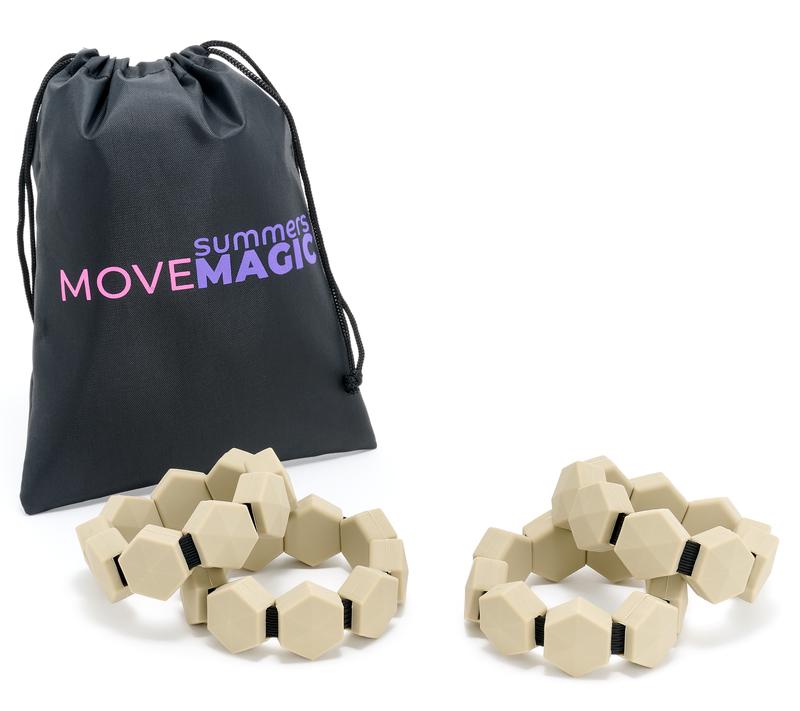 Summers Move Magic Weighted Bracelets Set of 4 with Travel Bag