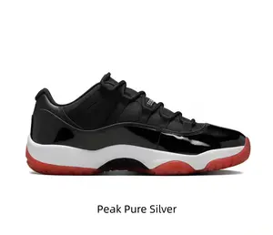 Black patent + White midsole + Red outsole. These lows are pure legend