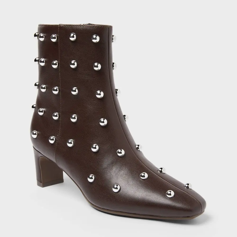 Women’s Tigris Low Shaft Heeled Boots with Memory Foam Insole – A