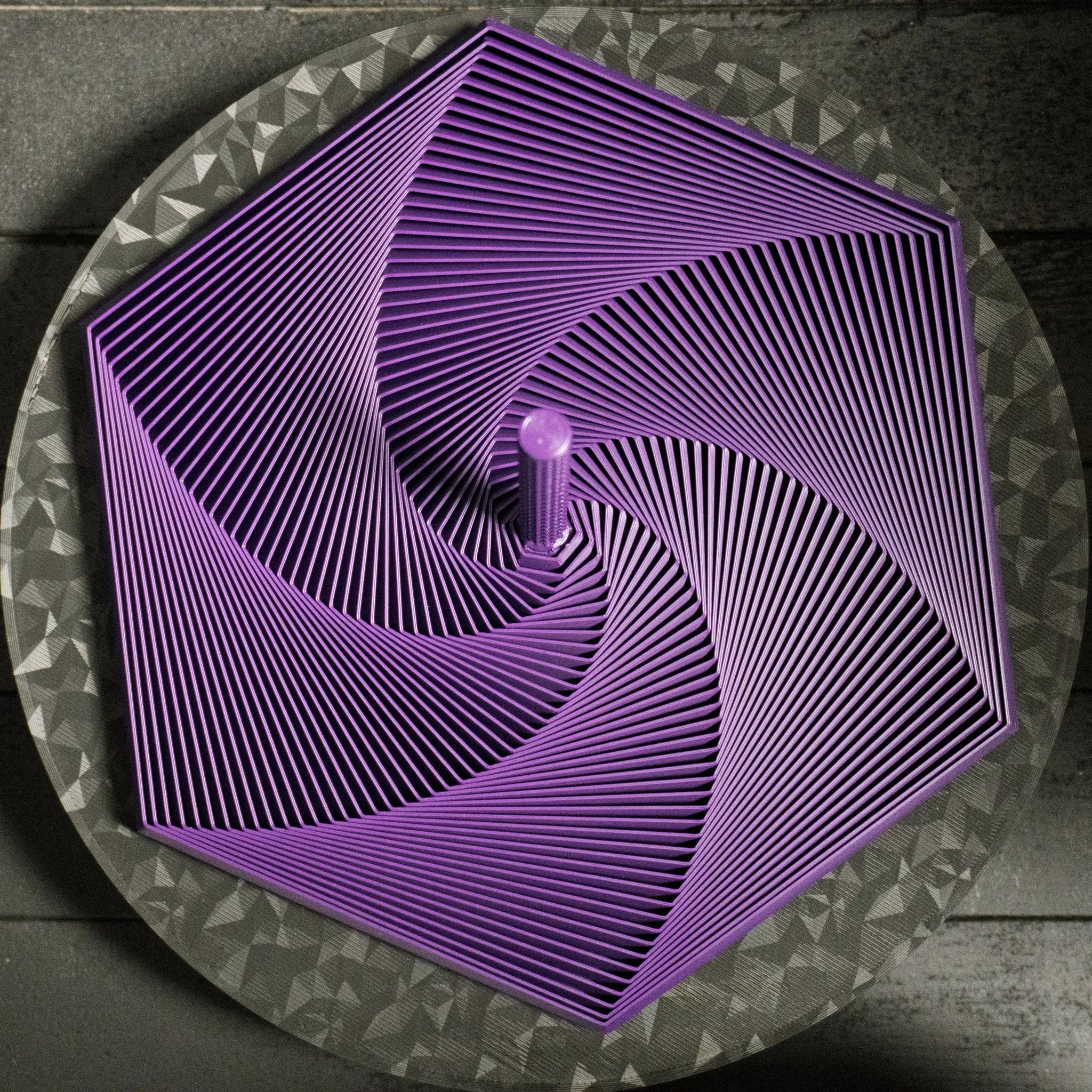 Expandable Hexagon Fidget Wand – 3D Printed Sensory Toy - 8.75 Inches Wide