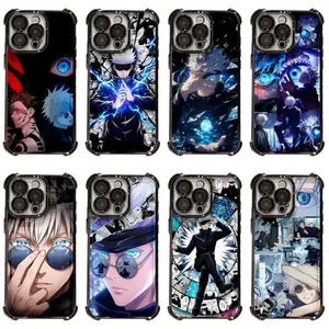 Gojo Satoru Jujutsu Kaisen Anime Phone Cases For iPhone 17 16 15 14 13 12 11 Promax Pro Air Plus Shockproof Cover Blue Black Casing Protection Best Gifts For Valentine Christmas Birthday Halloween