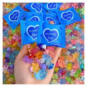 Sky Lab Glow-in-the-Dark Animal Resin Model Set - 50/100 Pcs Random Styles | Mini Figurines for Dollhouse, Fairy Garden & DIY Decor