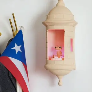 Unique Coquí Symbol LED Wall Light Subtle Color Glow for Trendy Bedrooms & Creative Workspaces Coquí Symbol Utilizes Subtle Color Glow to Create a Cozy Ambiance