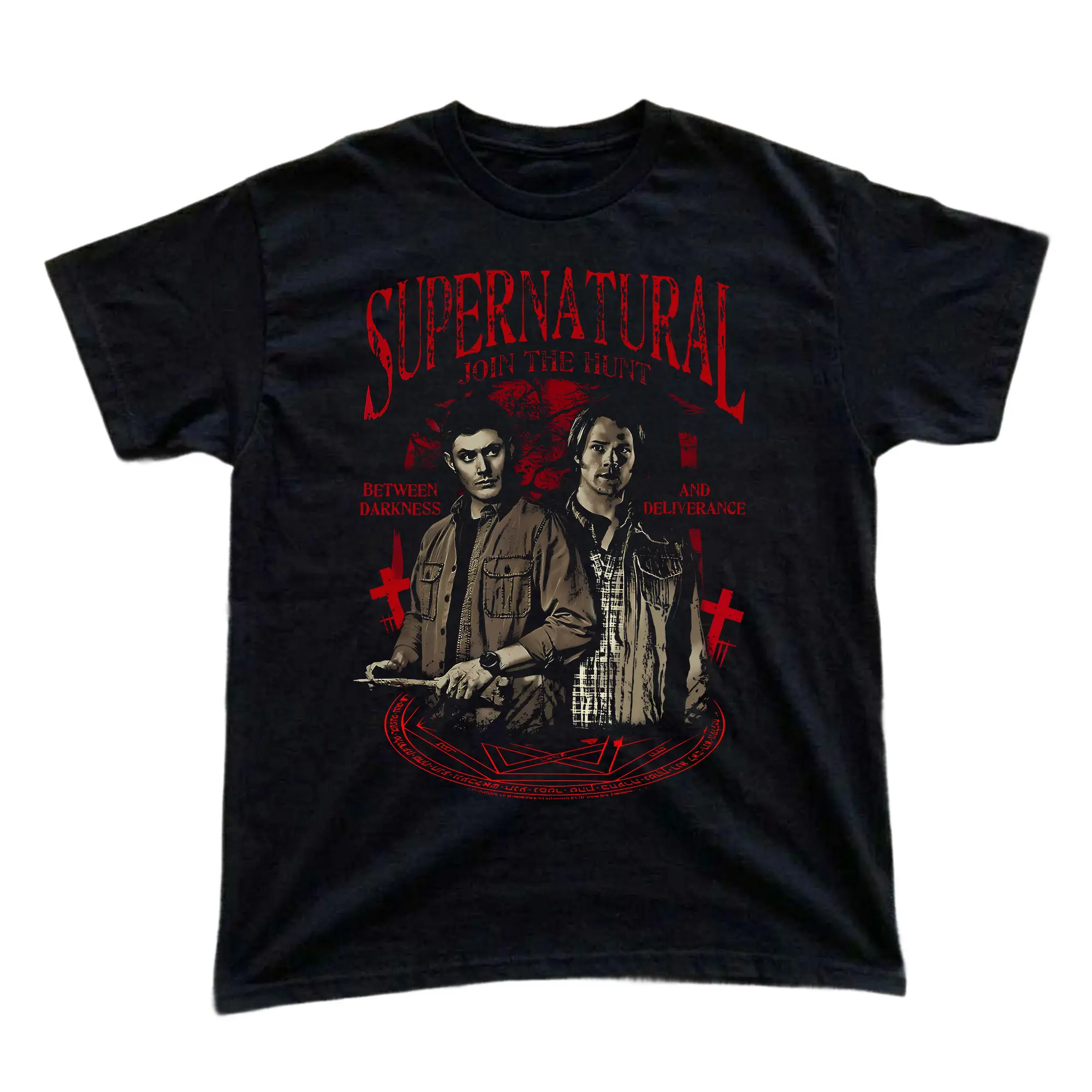 Supernatural Join the H*nt T-Shirt, Winchester Brothers TV Show Graphic Tee Gift for Men, Gift for Women, Crew Neck T-shirt, Trending T-shirt