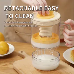 ABS resin rust-proof Greek yogurt maker with lid heavy bowl manual whey separator easy cleaning tool