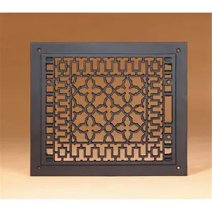 212 MAIN Cast-Iron Grille, JG-14 Model, 12in x 14in Size, Cast-Iron Material, Black Finish, Fits 10in x 12in Openings (Home Improvement, Patio Heaters & Fire Pits Accessory), Outdoor, 12X14 In