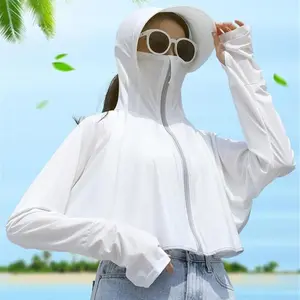 UPF 50+ Sun Protection Hoodie Jacket Ideal Workout Hoodie, Sun Protection Clothing for Ultimate Comfort & Style