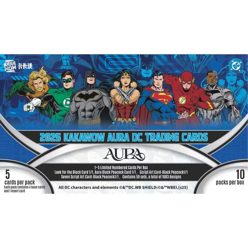 2025 KAKAWOW AURA DC トレーディングカード 🌟2025 KAKAWOW AURA DC Trading Cards🌟 🔥 THE HIGHLIGHTS