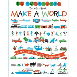 Ed Emberley's Drawing Book: Make a World by Ed Emberley [Paperback Book]