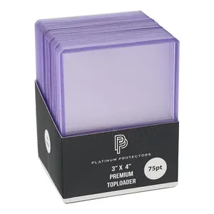 Platinum Protectors 75pt Top Loaders Trading Card Sleeves Rigid Card Holders