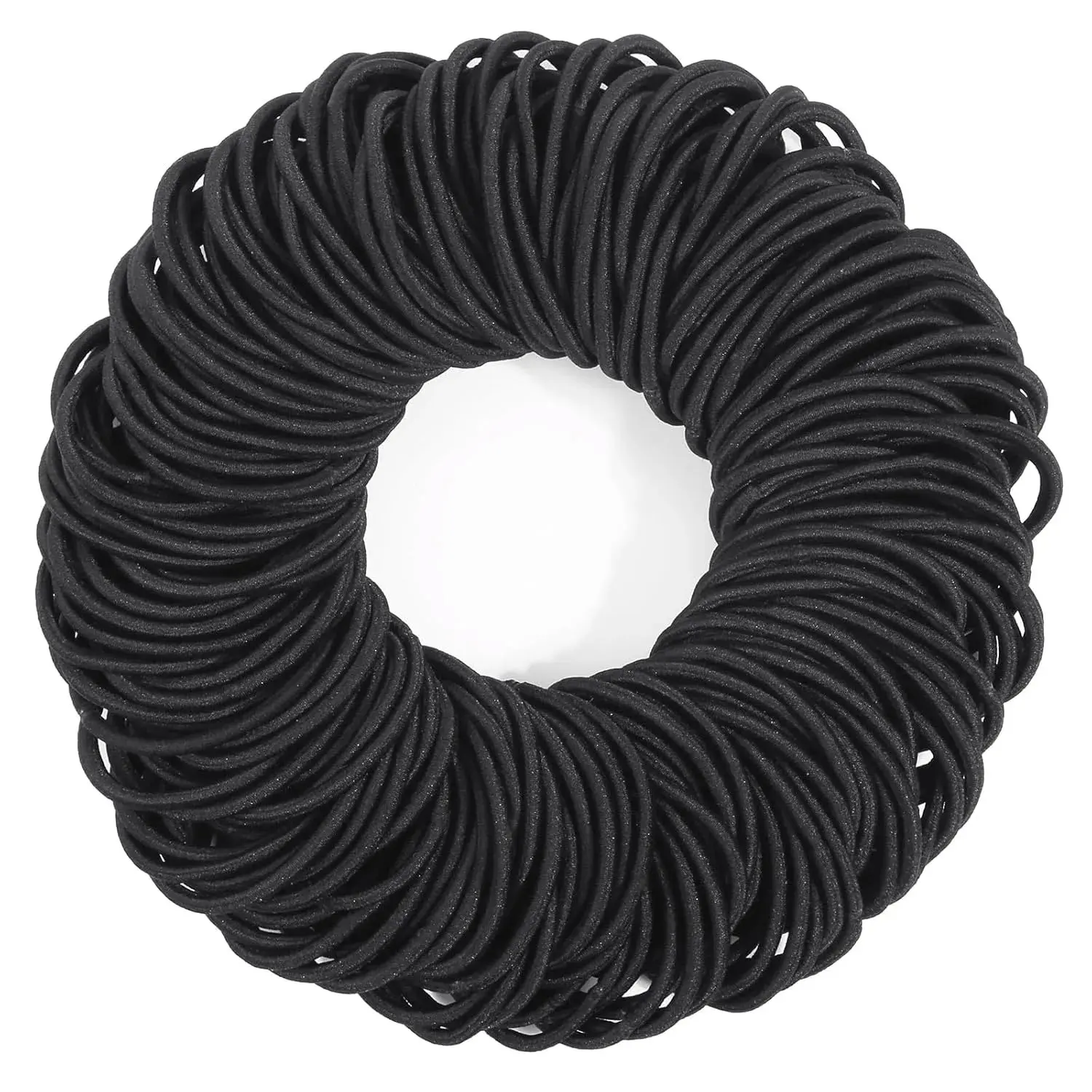 200 Pcs Hair Ties for Women Girls Hair Elastics Hair Bands Ponytail Holders Hair Rubber Bands for Thick Straight Curly Hair