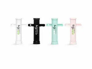 Bug Bite Thing Suction Tool, Chemical-Free Insect Bite Relief, Reusable Itch Relief for Mosquito, Bee & Ant Bites, 4-Pack Signature (White, Black, Seaglass, Blush Pink)