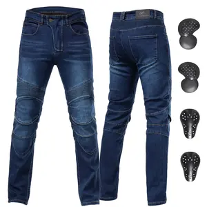 Armored Motorcycle Riding Jeans Guys Crave Pants with Breathable Impact Pads Ultimate Riding Freedom