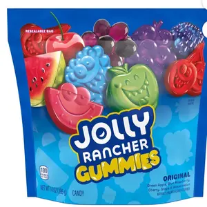 Jolly Rancher Gummies Assorted Fruit Flavored Candy, Bag 14 oz