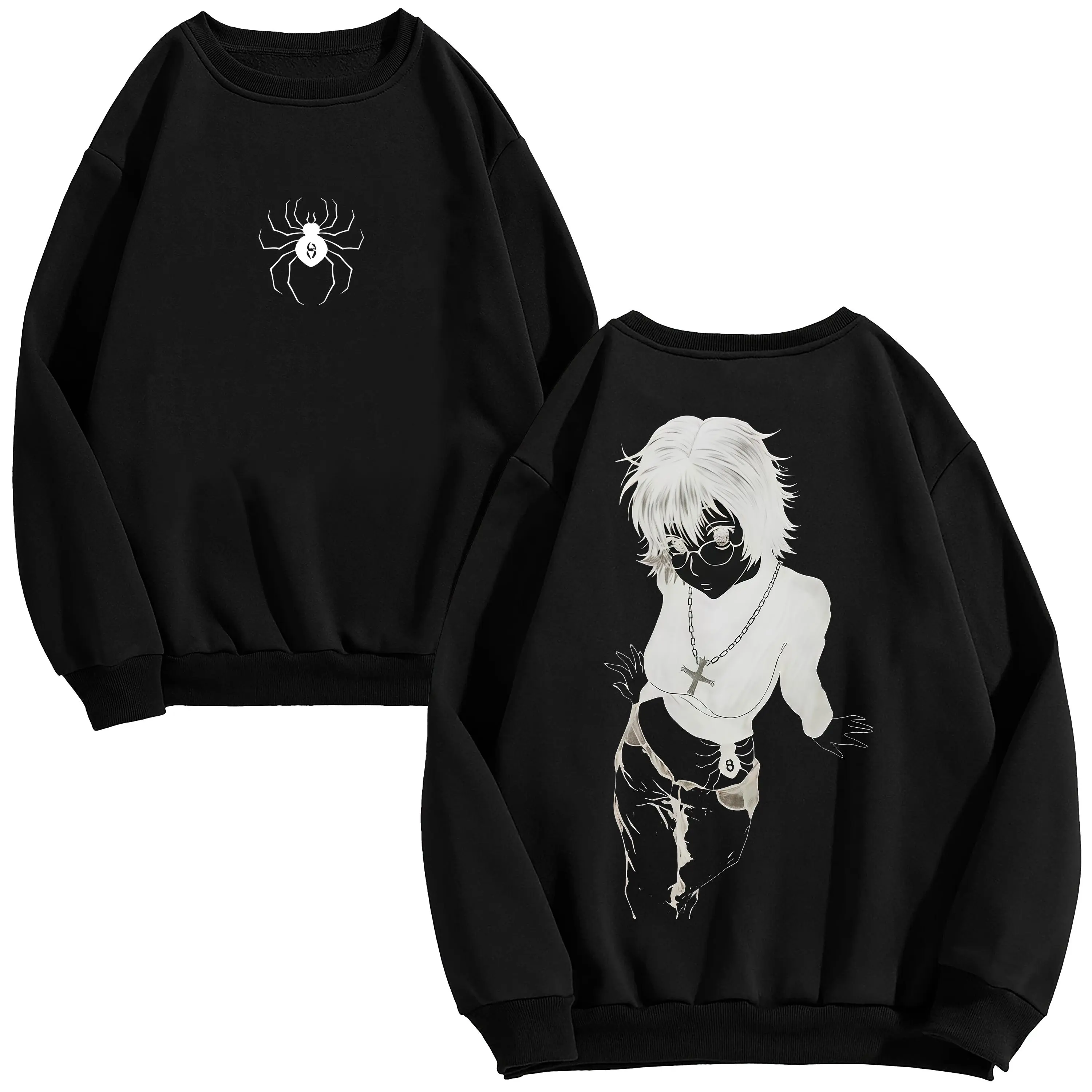 Shizuku Hunter X Hunter Anime Double Printed Vintage Washed Tee