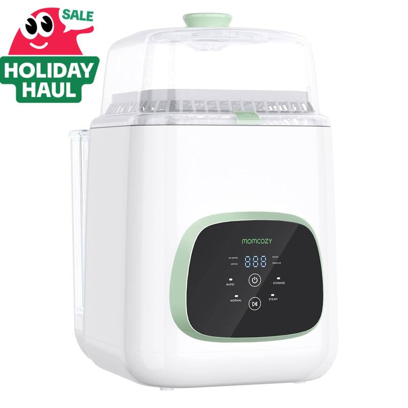 Momcozy KleanPal Pro Baby Bottle Washer, Sterilizer & Dryer - All-in-One Cleaning Machine for Bottles, Pump Parts & Baby Essentials - Time-Saving & Effortless Care