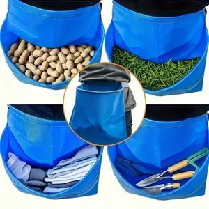 Pe Gardening Apron with Reinforced Stitching and Large Pockets, Aprons with Pockets, Lightweight Durable Outdoor Apron for Men and Women, Ideal Gift for Gardeners
