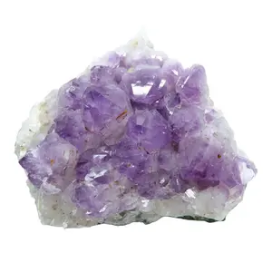 Amethyst Natural Crystal Cluster | Standing Flat Base