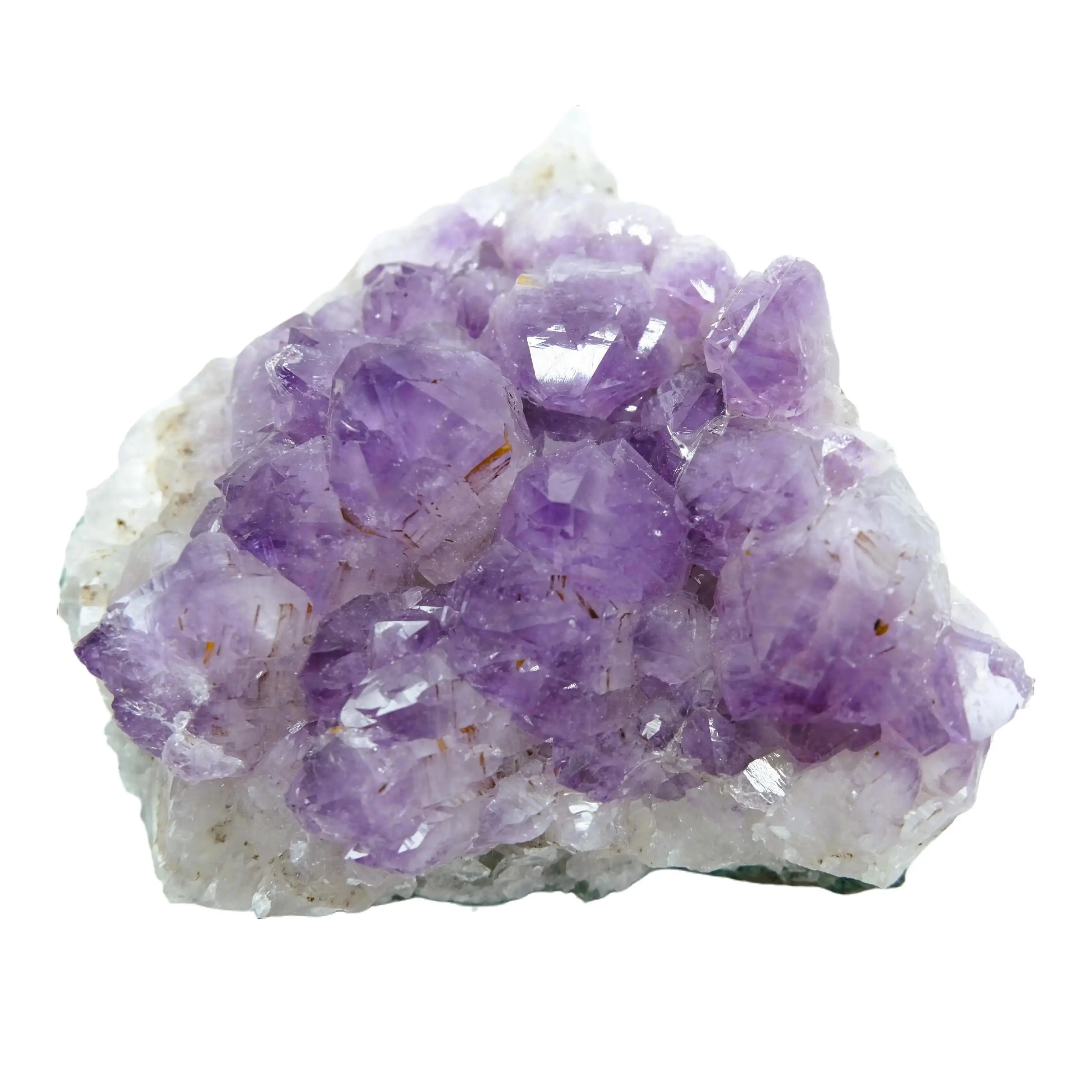 Natural Amethyst Crystal Cluster - Standing Flat Base, Healing Natural Stone, Meditation & Chakra Aid (Cluster Form)