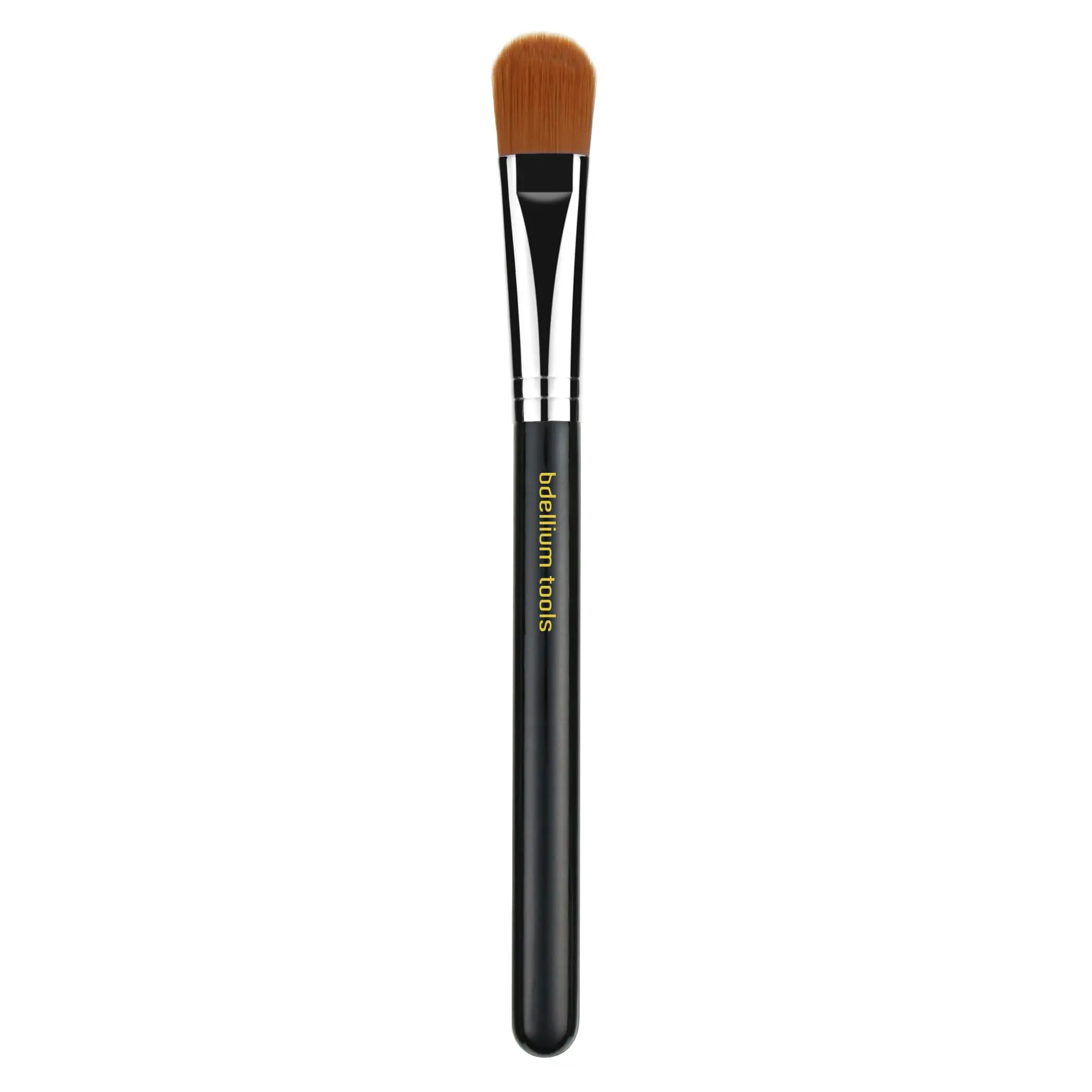 Bdellium Tools Maestro 946 Firm Foundation - Brush Design with Natural Wood Handle and Black Body