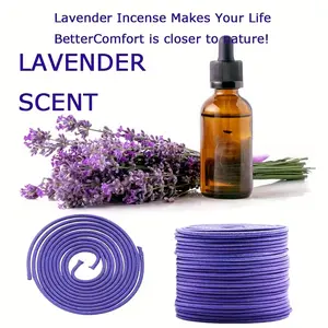 Lavender Incense Sticks with Hanger, Purify Air, Long-Lasting Aromatherapy, Outdoor/indoor Use, Perfect Gift for Mother's Day & Father's Day